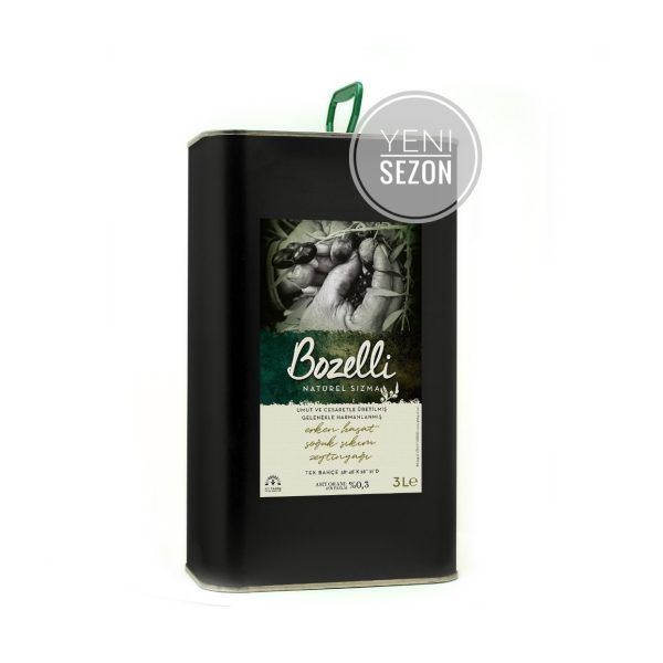 Yeni Sezon ('25-'26) Erken Hasat Soğuk Sıkım Natürel Sızma 3 lt. 0,2 Asit