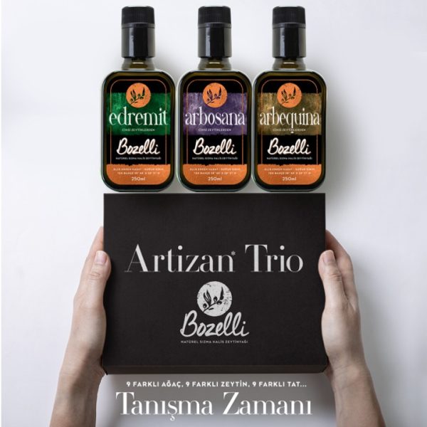 '25/'26 Artizan Trio 1 İlk Hasat Soğuk Sıkım Natürel Sızma Hediyelik Kutusunda