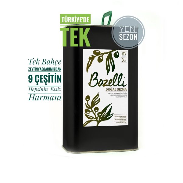 Yeni Sezon ('25-'26) Filtresiz İlk Hasat Soğuk Sıkım Natürel Sızma 3Lt. (0,2 Asit)