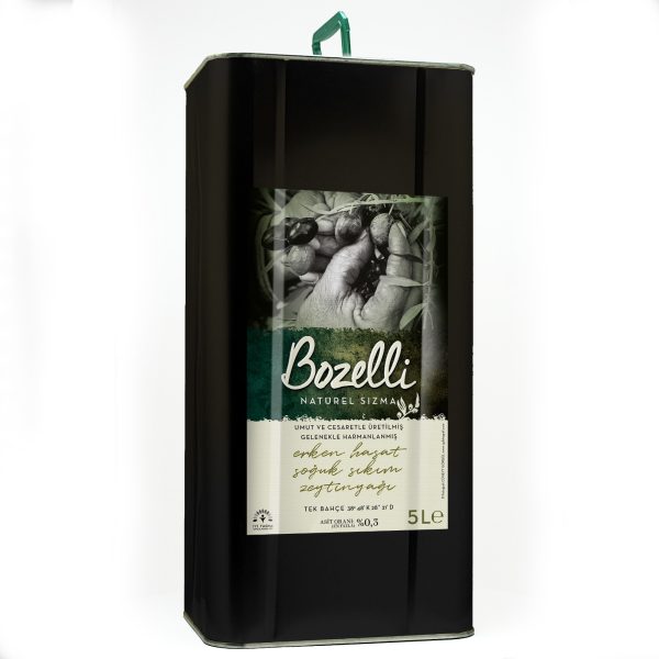 Geçen Sezon Erken Hasat Soğuk Sıkım Natürel Sızma 5 lt 0,27 Asit